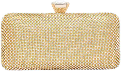 

Bagaholics Party Gold Clutch
