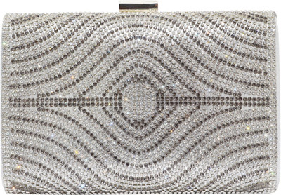 

Bagaholics Party Silver Clutch