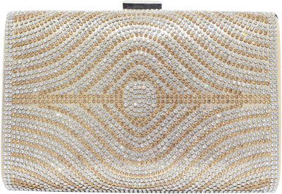 

Bagaholics Party Gold Clutch