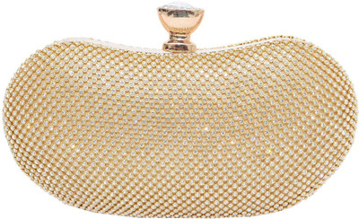 

Bagaholics Party Gold Clutch