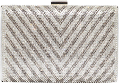 

Bagaholics Party Silver Clutch