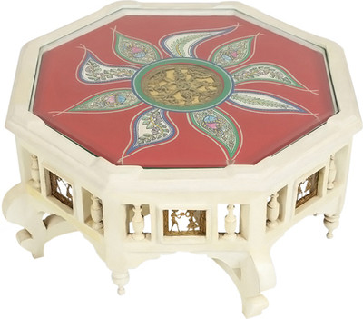 

ExclusiveLane Solid Wood Coffee Table(Finish Color - White)