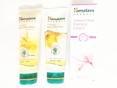 

Himalaya kesar face wash, kesar face pack, fairness cream(Set of)