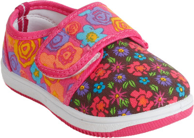 

Myau Boys & Girls Velcro Sneakers(Pink, Pink multicolor