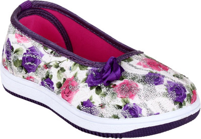 

Myau Girls Slip on Moccasins(Purple