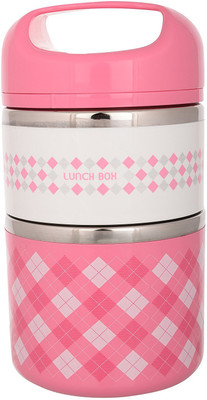 

VIVA HOMIO 2 Containers Lunch Box(930 ml), Pink