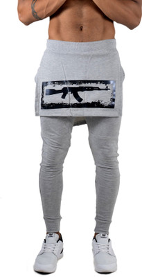 Fugazee solid men's black on sale track pants