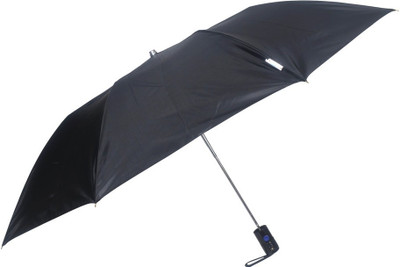 

Fendo 2 fold black color UV Protection Umbrella(Black, Silver)