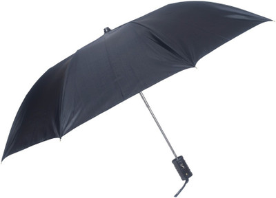 

Fendo 2 fold Auto open black Umbrella(Black, Silver)
