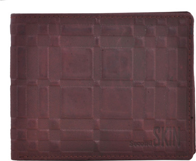 

Second Skin Men Beige Genuine Leather Wallet(10 Card Slots)