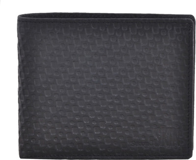 

Second Skin Men Black Genuine Leather Wallet(10 Card Slots)