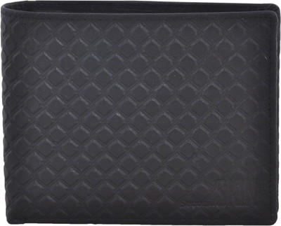 

Second Skin Men Black Genuine Leather Wallet(10 Card Slots)
