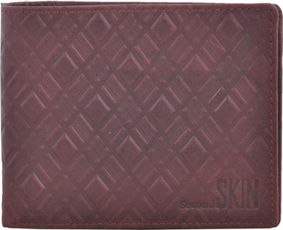 

Second Skin Men Beige Genuine Leather Wallet(10 Card Slots)
