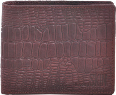 

Second Skin Men Beige Genuine Leather Wallet(10 Card Slots)