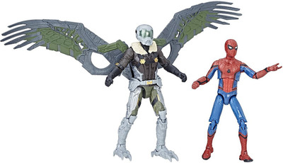 

Hasbro Marvel Spider-Man Marvel Legends Spider Man Homecoming and Vulture Figures 2 Pack(Multicolor)