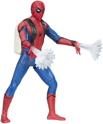 

Spiderman Marvel Spider-Man Homecoming Spider Man Feature Figure,(6 Inch)(Multicolor)