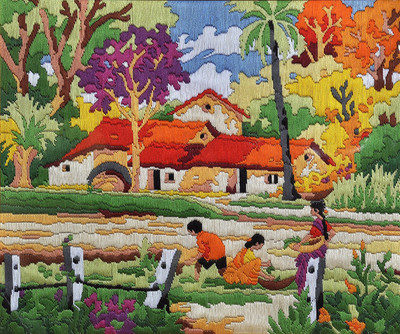 

Anchor Stitch Kit - Village Field