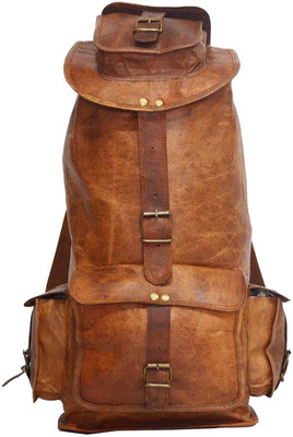 

Cool Vintage Leather Bag 20 L Backpack(Brown)