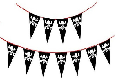 

PARTY PROPZ PIRATE THEME PENANT BANNER 8FT LONG Pennant Banner(8 ft, Pack of 1)