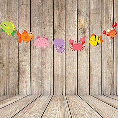 

PARTY PROPZ UNDER THE SEE STRING Pennant Banner(8 ft, Pack of 1)