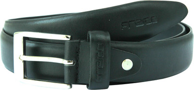 

Fresco Men Formal Black Genuine Leather Belt