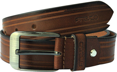 

Fresco Men Formal Tan Genuine Leather Belt