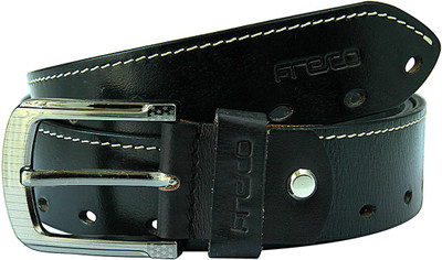 

Fresco Men Casual Black Genuine Leather Belt