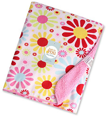 

Baby Bucket Printed  Blanket(Microfiber, Pink