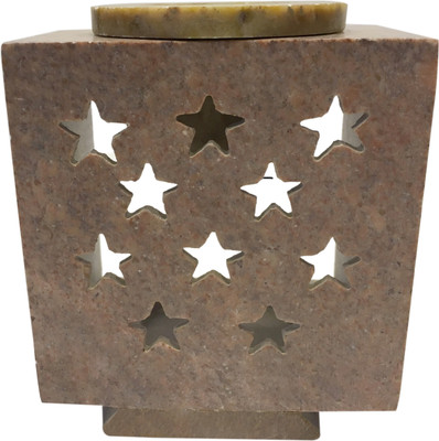 

VRS Oil Burner Stoneware Tealight Holder(Brown, Pack of 1)