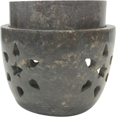 

VRS Oil Burner Stoneware Tealight Holder(Brown, Pack of 1)