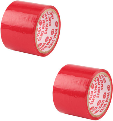 

Vima Single Sided Handheld Color Tape (Manual)(Set of 2, Red)