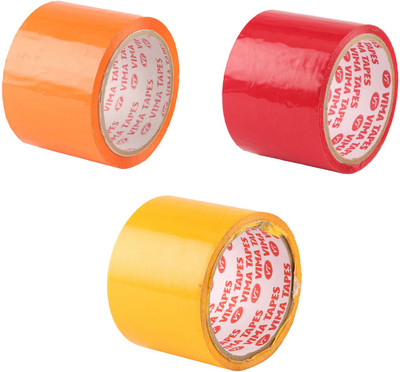 

Vima Single Sided Handheld Color Tape (Manual)(Set of 3, Multicolor)