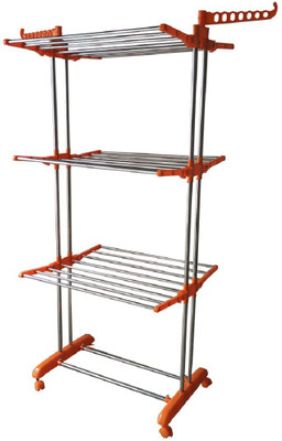 

ASP Healthcare Stainless Steel Floor Cloth Dryer Stand(Silver)