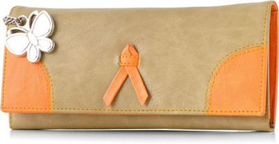 

Zipper Khaki Clutch