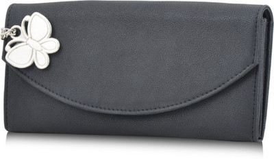 

Zipper Black Clutch