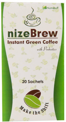 

Nutrabuff nizeBrew Instant Coffee(40 g, Green Coffee Flavoured)
