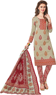 Salwar Studio Cotton Blend Printed Salwar Suit Material(Unstitched) Salwar Studio Cotton Blend Printed Salwar Suit Material(Unstitched)