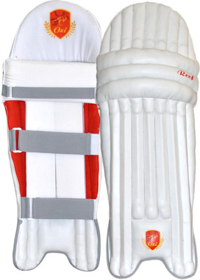 

OZI REEF BATTING LEGGUARD Men's (39 - 43 cm) Batting Pad(White, Red, Men)