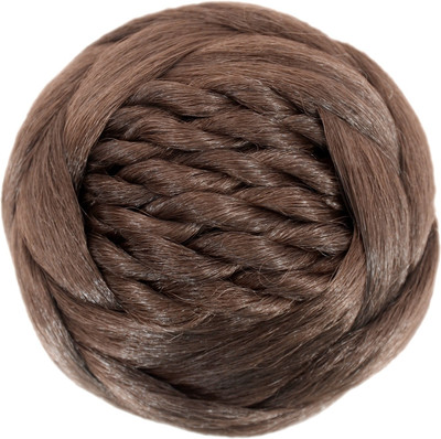 

Mansiyaorange Latest Exclusive Artificial Hair/Hair Extension Collection Bun Clip(Brown)