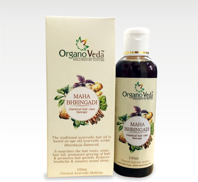 

Organo Veda Maha Bhringadi Hair Oil(100 ml)