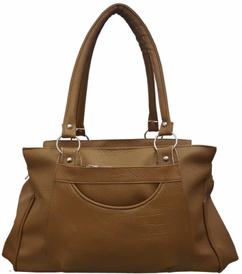 

FUN STOP Hand-held Bag(Brown)