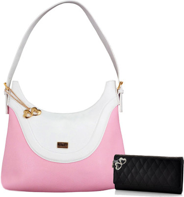 

I Define U Hand-held Bag(Pink, White)
