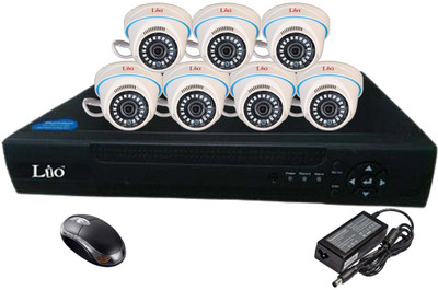 

Lio AHD Combo, 1.3 MP AHD Dome Camera 7Pcs + LIO AHD DVR 8 Channel Home Security Camera(6 TB)