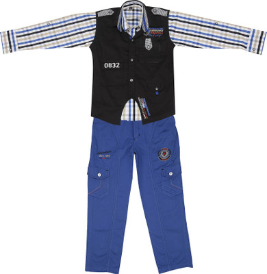 

Sydney Boys Casual Shirt Trouser, Jacket(Black