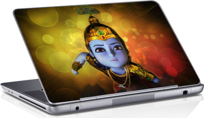 

Sai Enterprises Cute-lord-Krishna-happy-janmashtami vinyl Laptop Decal 15.6