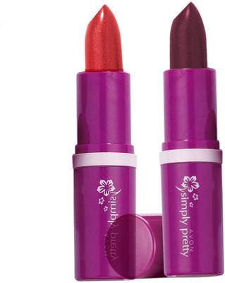

Avon Anew Color Bliss Lipstick (set of 2 of 4g each)(charming red-rich wine, 8 g)