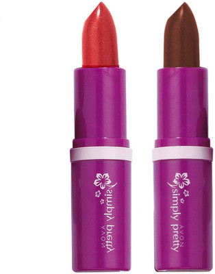 

Avon Anew Color Bliss Lipstick (set of 2 of 4g each)(cofee bean-cherry red, 8 g)