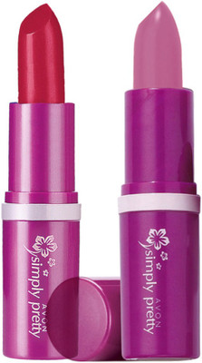 

Avon Anew Color Bliss Lipstick (set of 2 of 4g each)(cherry red-darling mauve, 8 g)