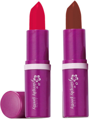 

Avon Anew Color Bliss Lipstick (set of 2 of 4g each)(red fantasy-milk chocolate, 8 g)