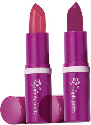 

Avon Anew Color Bliss Lipstick (set of 2 of 4g each)(romance-plum perfect)